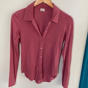 Button up Pink Wilfred Long Sleeve